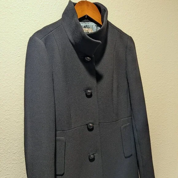 SALE 30% OFF NWT J. Crew Double Cloth Carlin Coat Size 4 - Picture 4 of 16